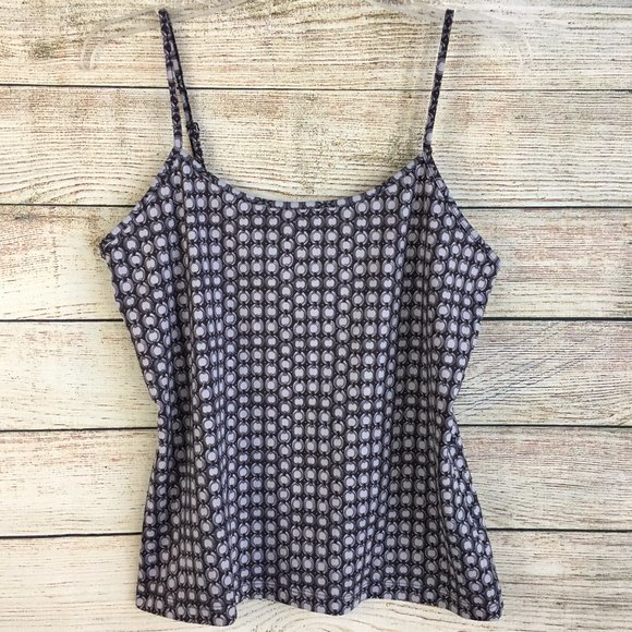 Apostrophe Camisole Top Chain Link Geometric Design Purple Lavender - Picture 1 of 9